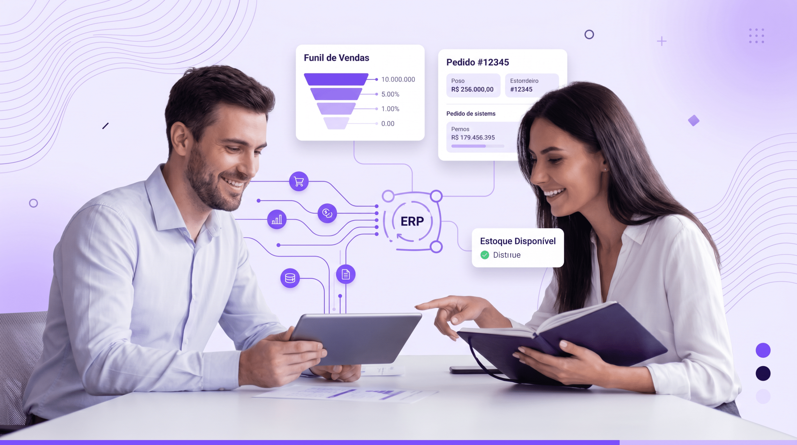 Imagem de topo para o artigo sobre CRM integrado ao Sankhya