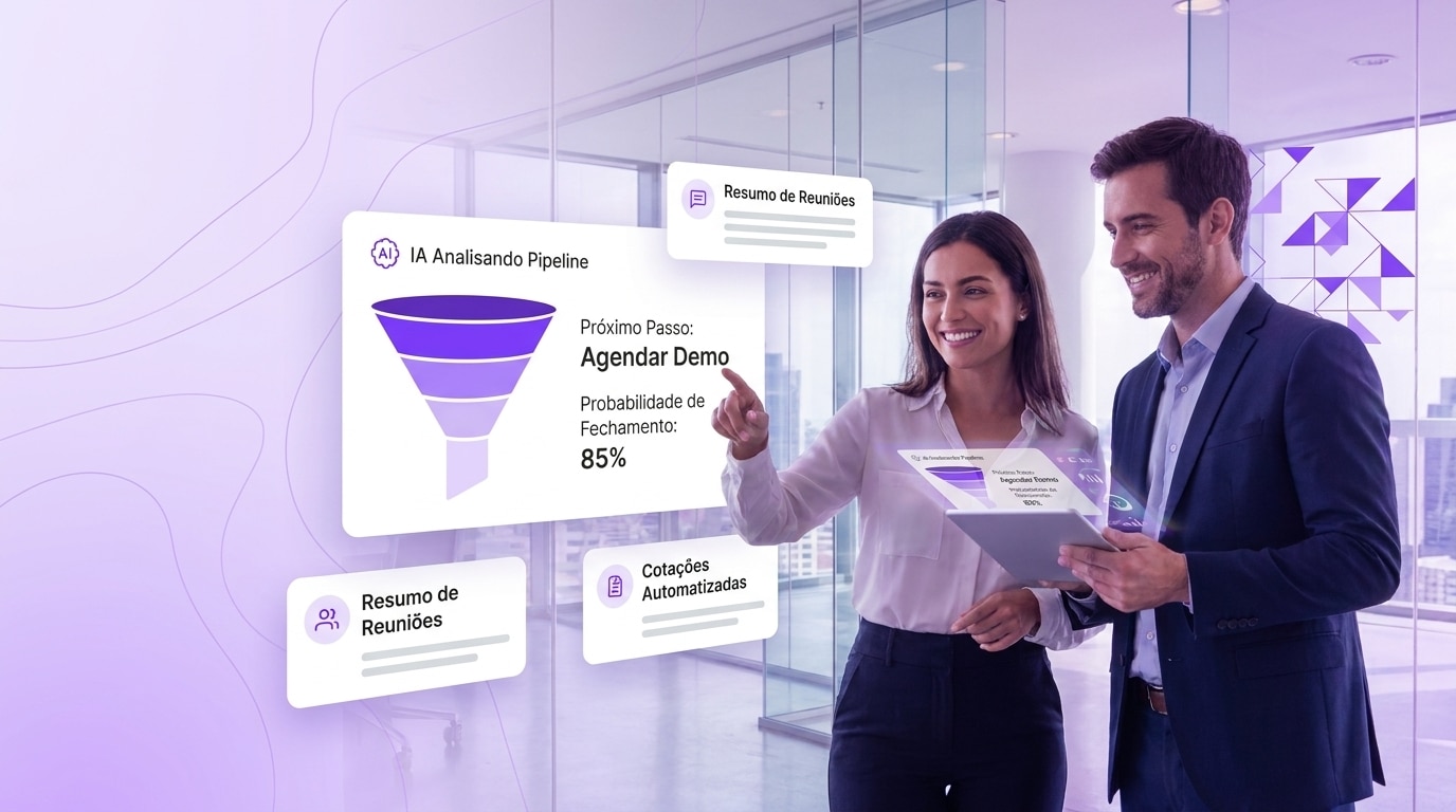 Imagem de topo para o artigo sobre assistente de IA para vendas